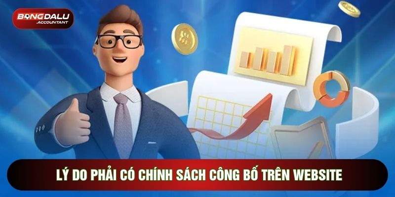 Lý do phải có chính sách công bố trên website